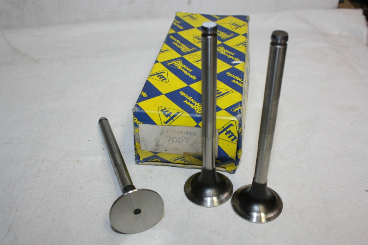 LOT DE 3 SOUPAPES D'ECHAPPEMENT FLOQUET MONOPOLE...RENAULT R5 R9 -...