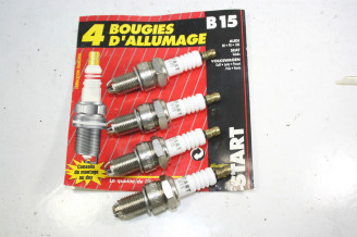 JEU DE 4 BOUGIES START B15...AUDI 80 90 100 SEAT TOLEDO VW GOLF II JETTA PASSAT