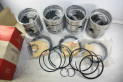 JEU DE 4 PISTONS+SEGMENTS PERKINS 50215...CAMIONS UTILITAIRES TRACTEURS