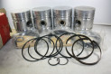 JEU DE 4 PISTONS+SEGMENTS PERKINS 50215...CAMIONS UTILITAIRES TRACTEURS