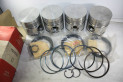 JEU DE 4 PISTONS+SEGMENTS PERKINS 50215...CAMIONS UTILITAIRES TRACTEURS