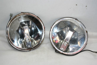 LOT DE 2 PARABOLES DE FEUX AD AUTEROCHE D/123mm..RENAULT R8 GORDINI SIMCA RALLYE