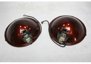 LOT DE 2 PARABOLES DE FEUX AD AUTEROCHE D/123mm..RENAULT R8 GORDINI...