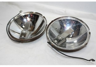 LOT DE 2 PARABOLES DE FEUX AD AUTEROCHE D/123mm..RENAULT R8 GORDINI...