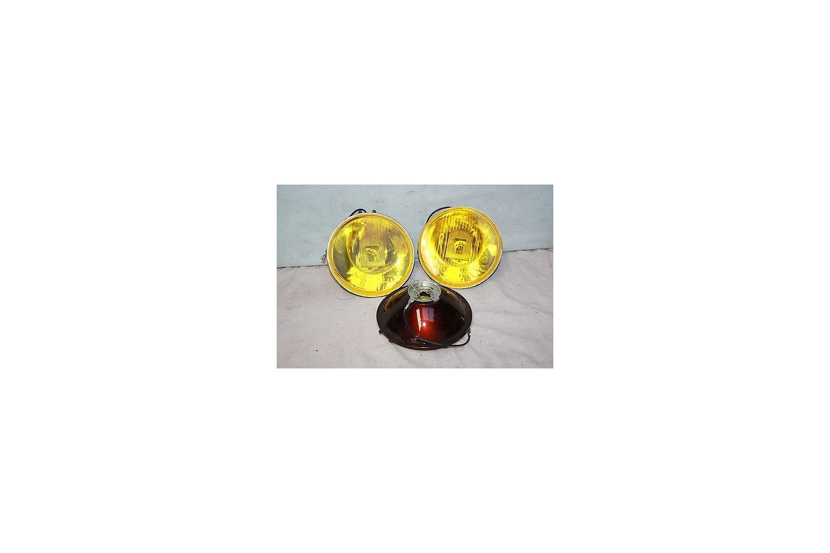 3 OPTIQUES DE FEUX ADDITIONNELS AUTEROCHE D150mm...VW GOLF BMW AUDI...