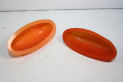 PAIRE DE CABOCHONS ORANGE...AUTOS CAMIONS UTILITAIRES