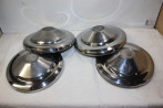 JEU DE 4 ENJOLIVEURS DE ROUE D/230mm...AUDI AUTO UNION 1000 S - Tra...