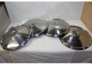 JEU DE 4 ENJOLIVEURS DE ROUE D/280mm...PEUGEOT 404 - Tracauto1950
