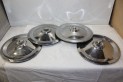 JEU DE 4 ENJOLIVEURS DE ROUE D/255mm...PEUGEOT 204 304 - Tracauto1950