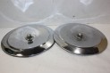 LOT DE 2 ENJOLIVEURS DE ROUE D/235mm...RENAULT DAUPHINE - Tracauto1950