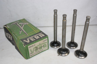 JEU DE 4 SOUPAPES D'ECHAPPEMENT VERA 987...TRACTION 11CV H HY HZ 78 T23 mot 11D