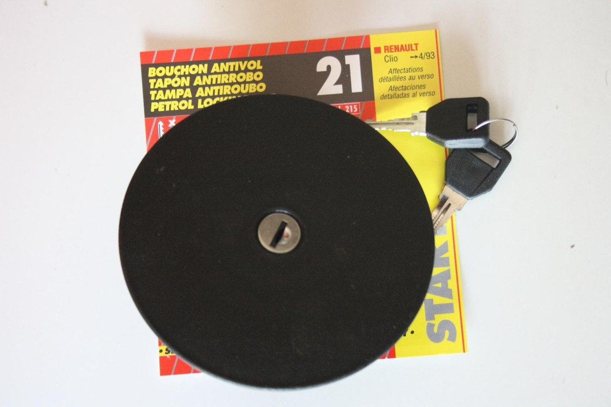 BOUCHON D"ESSENCE ANTIVOL A CLEFS N° 21 NEUF ... RENAULT CLIO AVAN...