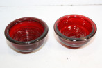 PAIRE DE CABOCHONS DE FEUX AR EN VERRE SCINTEX...AUTOS DIVERS ANCIENNES