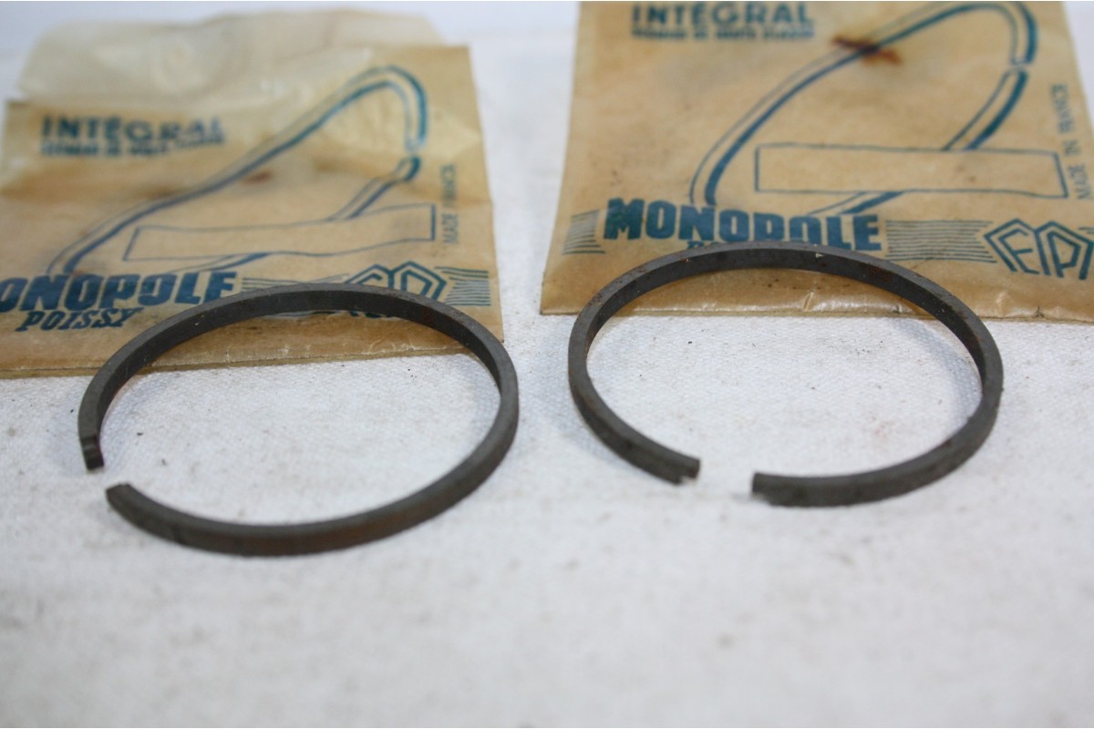 JEU DE 2 SEGMENTS MOTEUR D/39mm x 2.5mm FLOQUET MONOPOLE...MOTOS SC...