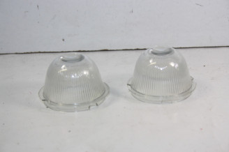 PAIRE DE CABOCHONS DE FEU TRANSPARENT AXO...CITROEN 2CV HY H