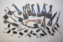 LOT DE DIVERS CHARBONS POUR DEMARREURS/DYNAMOS/ALTERNATEURS...AUTOS DIVERS
