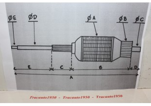 INDUIT DE MOTEUR D'ESSUIE GLACE SEV MARCHAL 50000303 6V...AUTOS AN...