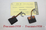 CHARBONS UX 45 POUR DYNAMOS DUCELLIER 6V...DAUPHINE FLORIDE ESTAFET...