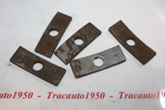 LOT DE 5 PLAQUES DE MAINTIEN DE DYNASTAR ERSA 383...RENAULT KZ 1922/33