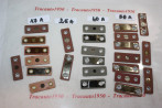 LOT DE 25 FUSIBLES FIBRE/MICA AMPERAGES DIVERS...AUTOS ANCIENNES DI...