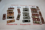 LOT DE 25 FUSIBLES FIBRE/MICA AMPERAGES DIVERS...AUTOS ANCIENNES DI...