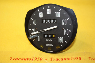 COMPTEUR DE VITESSE ET KM BITOTALISATEUR JAEGER 160km/h...RENAULT R12 TL