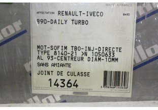 JOINT DE CULASSE MEILLOR 14364...UTILITAIRES RENAULT IVECO DIESEL -...