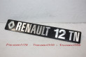 MONOGRAMME OU LOGO RENAULT R12 TN...R12 BREAK