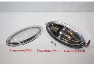 PLAFONNIER BV VERRE DEPOLI ETOILE OVALE...CITROEN PEUGEOT RENAULT PANHARD SIMCA TALBOT