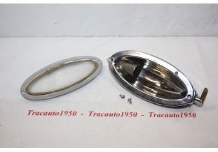 PLAFONNIER BV VERRE DEPOLI ETOILE OVALE...CITROEN PEUGEOT RENAULT PANHARD SIMCA TALBOT