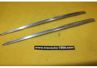 JEU DE 2 BAGUETTES ENJOLIVEURS DE CARROSSERIE L/445mm...AUTOS ANCIENNES DIVERS