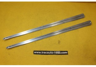 JEU DE 2 BAGUETTES ENJOLIVEURS DE CARROSSERIE L/445mm...AUTOS ANCIENNES DIVERS