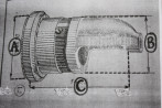 NEZ DE DEMARREUR CITROEN ALU RTG 110 D/82,4mm...CITROEN TRACTION 7/...
