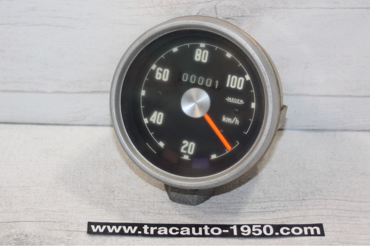 COMPTEUR DE VITESSE ET KM JAEGER 300593 100km/h 24V...CAMIONS TRACTEURS DIV