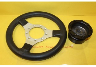 VOLANT SPORT 3 BRANCHES + MOYEU D/295mm...AUTOS DIVERS
