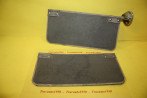 PAIRE DE PARE SOLEIL D/G 280x135mm...RENAULT 4CV Premiers modèles
