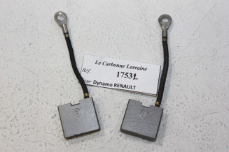 CHARBONS 17532 POUR DYNAMOS RENAULT...RENAULT AVANT GUERRE voir descriptif