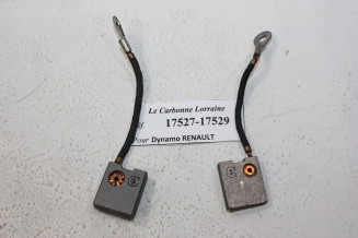 CHARBONS 17527/17529 POUR DYNAMOS RENAULT...RENAULT AVANT GUERRE voir descriptif