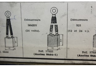 CHARBONS 9444/1 POUR DEMARREURS RENAULT...RENAULT AVANT GUERRE voir descriptif