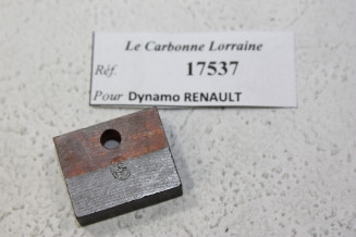 CHARBON 17537 POUR DYNAMOS RENAULT...RENAULT 6/8 CYL AVANT GUERRE voir descriptif