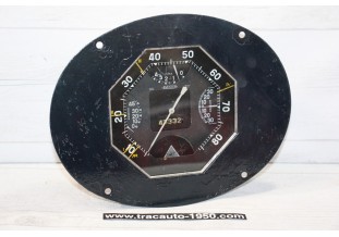 TABLEAU DE BORD HEXAGONAL 6V JAEGER 85km/h...RENAULT UTILITAIRES VOLTIGEUR voir descriptif