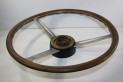 VOLANT 3 BRANCHES VINTAGE CLASSIC D/410mm...ALFA LANCIA PORSCHE ANCIENNES voir descriptif