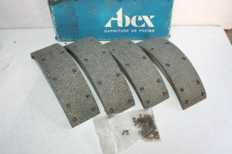 JEU DE GARNITURES DE FREIN ARRIERE ABEX M3007...PEUGEOT 504 BREAK 1971-1979