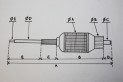 INDUIT FIAT 4154276 pour DEMARREURS 12V FIAT/MAGNETI-MARELLI...FIAT DINO 125 124 COUPE SPORT voirdescriptif