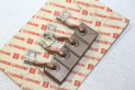 CHARBONS BSX 52 POUR DEMARREUR BOSCH...POUR OPEL DAF DKW NECKAR VIDAL GOLIATH