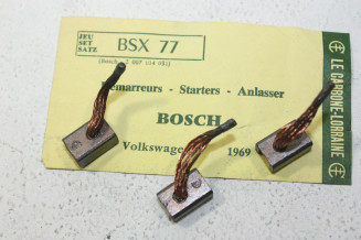 CHARBONS BSX 77 POUR DEMARREUR BOSCH...POUR AUDI VOLKSWAGEN