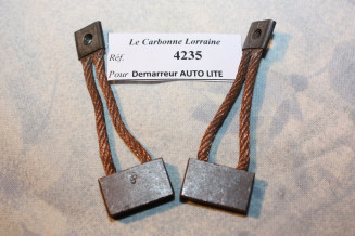 CHARBONS 4235 POUR DEMARREURS AUTO-LITE...POUR DODGE D5 D6 D8 D9 1935/1938