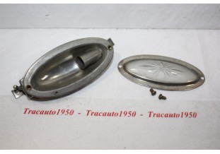 PLAFONNIER BV VERRE DEPOLI ETOILE OVALE...AUTOS ANCIENNES DIVERS