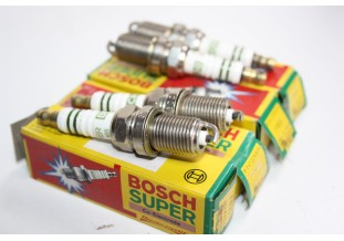 LOT DE 2 BOUGIES BOSCH SUPER F8DC..AUDI A6 QUATTRO A8 BMW E30 316 3...