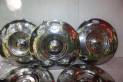 LOT DE 5 ENJOLIVEURS DE ROUE D/355mm...AUTO ANCIENNES COLLECTIONS